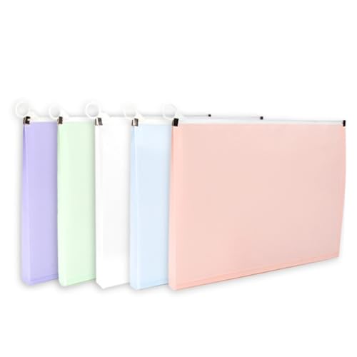 Gatuida 5 Stück Teiliges Stifteetuis mit Reißverschluss Große Kapazität Multifunktionale Schreibwaren Taschen für Schule Büro Makeup aufbewahrung Leichte Tragbare Federmäppchen in von Gatuida