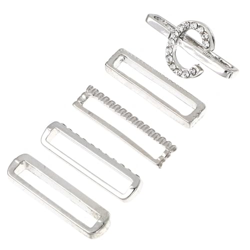 Gatuida 5 Stücke Dekorative Ring Strass C Alphabet Charme Smart Uhr Bands Charms Zubehör für Frauen Intelligente Uhr von Gatuida