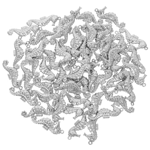 Gatuida 50 Stück Anhänger aus Edelstahl Robuste Meeres-tier Charms für DIY Halsketten Armbänder Glänzendes Schmuckzubehör für Strandpartys und Alltag von Gatuida
