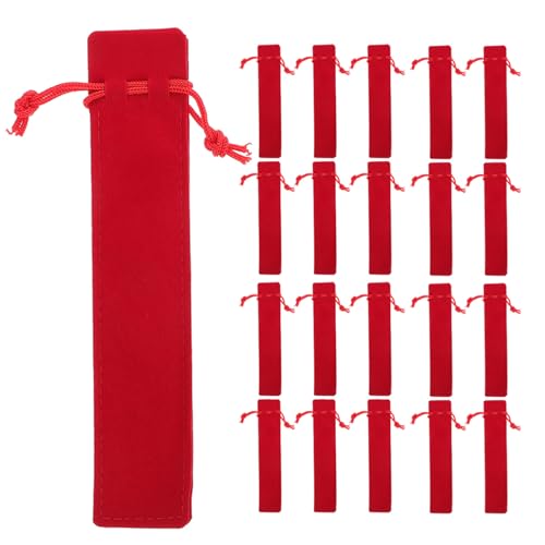 Gatuida 50 Stück Stifte-Verpackungsbeutel: Tragbares Stifteetui mit Kordelzugverschluss – Kleine Hüllenbeutel zur Aufbewahrung von Schreibwaren, für Reisen von Gatuida