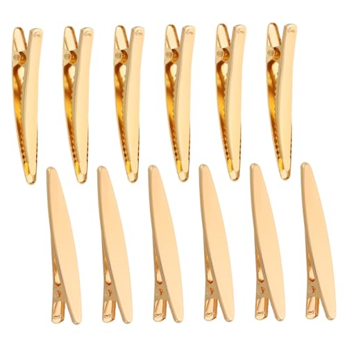 Gatuida 50 Stück Teiliges Goldene Alligator haarspangen mit Hohlem Design Dekorative Haarpins für Frauen und Mädchen Vielseitige Haarklammern zum Stylen und Fixieren von Frisuren DIY von Gatuida