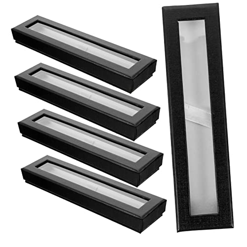 Gatuida 5Er-Packung Unterschrift Federmäppchen Storage Boxes aufbwahrungs-Box die federmäppchen ablagekasten Boxen mit Deckel Tragbarer Stift-Organizer Kleiner Bleistiftkoffer Papier Black Gatuida 5Er-Packung Unterschrift Federmäppchen Storage Boxes aufbwahrungs-Box die federmäppchen ablagekasten Boxen mit Deckel Tragbarer Stift-Organizer Kleiner Bleistiftkoffer Papier Black von Gatuida
