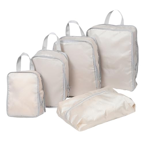 Gatuida 5stücke Reise Organizer Set Mit Kompression Multifunktionale Packwürfel Für Kleidung Schuhe Und Toilettenartikel Praktische Aufbewahrungstaschen Für Männer Und Frauen von Gatuida