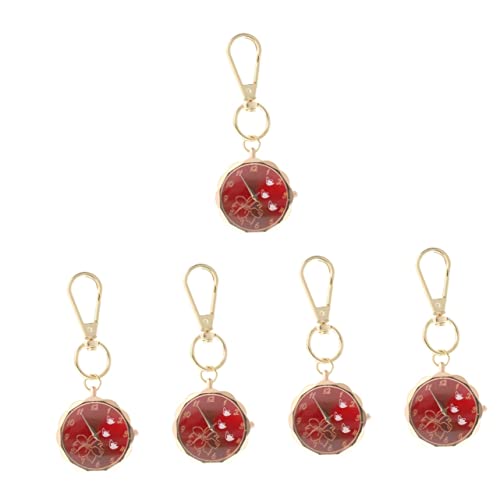 Gatuida 5stücke Taschenuhr Schlüsselanhänger Einziehbare Fob-Uhr Für Pflegekräfte Leichtes Design Mit Präziser Zeitangabe Für Medizinisches Personal Und Alltagsgebrauch von Gatuida