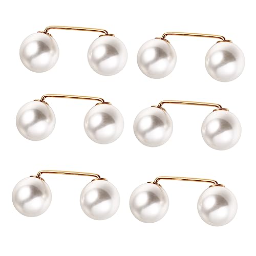 Gatuida 6 Stück Knopfnägel Kragen Ansteckbrosche Schalknopf Tasten Perlenbroschennadeln damengeschenke perlmuttknöpfe Sicherheitsschnallen am Halsband Mode Brosche Imitationsperlen Weiß Gatuida 6 Stück Knopfnägel Kragen Ansteckbrosche Schalknopf Tasten Perlenbroschennadeln damengeschenke perlmuttknöpfe Sicherheitsschnallen am Halsband Mode Brosche Imitationsperlen Weiß von Gatuida