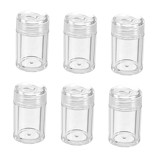 Gatuida 6 Stück Puderbehälter mit Deckel Mini Loose Powder Container für Augen Make Up Reise Kosmetik Organizer mit Sieb und Einsätzen Langlebig und Praktisch von Gatuida