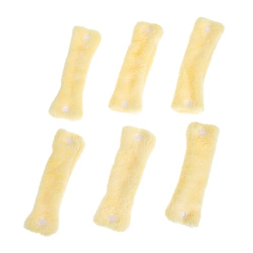 Gatuida 6 Stück Teiliges Fleece Haarwickler Hitze Weiche Schlaflockenwickler für Damen Schonende DIY Haarstyling Tools Geeignet für Dickes Dünnes Lockiges und Glattes Haar von Gatuida