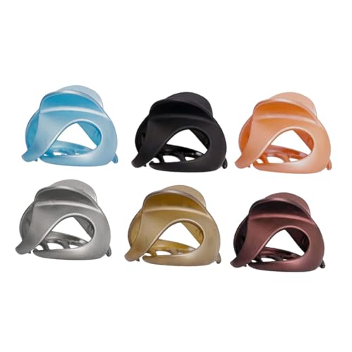 Gatuida 6 Stück Teiliges Haarklammer für Damen Haarspangen aus Strapazierfähigem Material für Outdoor und Tägliches Styling Erhältlich Blau Schwarz Braun Orange und Khaki von Gatuida