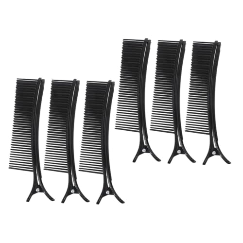 Gatuida 6 Stück Teiliges Haarklammern für Abteilklammern Friseurclips zum Stylen und Abteilen Robuste Salon Haarspangen für Damen Vielseitige Haarklammern zum Sicheren Fixieren und von Gatuida