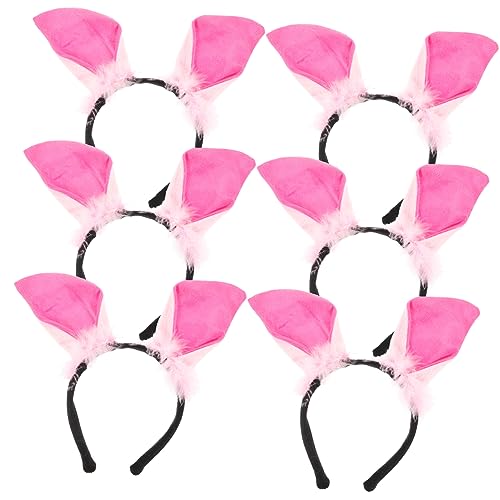 Gatuida 6 Stück Teiliges Haarreif mit Niedlichen Tierohren Elastisch und Bequem Langlebiges Material für Kostüm und Themenpartys Vielseitiger Haarschmuck für Mädchen von Gatuida