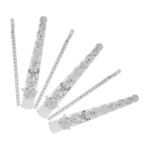 Gatuida 6 Stück Teiliges Haarschmuck mit Strasssteinen Stilvolle Haarklammern für Frauen und Mädchen Glitzernde Haarspangen mit Vintage Design Geeignet für Hochzeit Party und Alltag von Gatuida