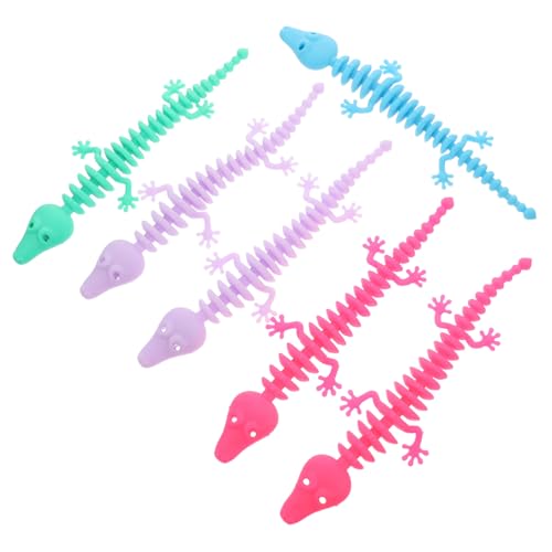 Gatuida 6 Stück Teiliges Kinderarmband Tierische Knochenform Flexible Langlebige Wristbands für Kindergeburtstag Bunte Kinderschmuck Armbänder Party Mitgebsel von Gatuida