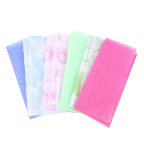Gatuida 6 Stück Teiliges Rückenreinigung Handtuch Lange Streifen Badetücher für Effektive Körperreinigung für Zuhause oder Reisen mit Schaumwirkung und Hautfreundlichem Material von Gatuida
