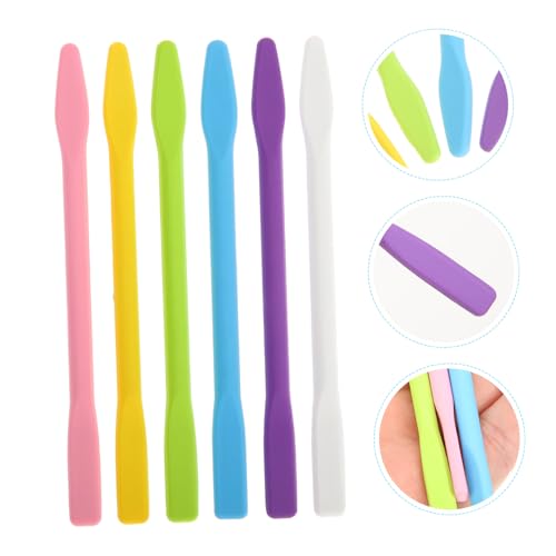 Gatuida 6 Stück Teiliges Rührstäbchen Weiche Langlebige Makeup Stir Sticks für Gesichtsmaske Schlamm und Handwerk Leicht zu Reinigen und Kompakt zum Wiederverwendbar Zufällige Farbe Gatuida 6 Stück Teiliges Rührstäbchen Weiche Langlebige Makeup Stir Sticks für Gesichtsmaske Schlamm und Handwerk Leicht zu Reinigen und Kompakt zum Wiederverwendbar Zufällige Farbe von Gatuida