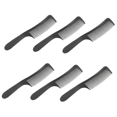 Gatuida 6 Stück Teiliges Salon Haarschneidekamm Leichte Robuste Haarkämme für Damen und Herren Schonend zum Haar und Kopfhaut Kompakt und Vielseitig für Professionelles Styling und von Gatuida