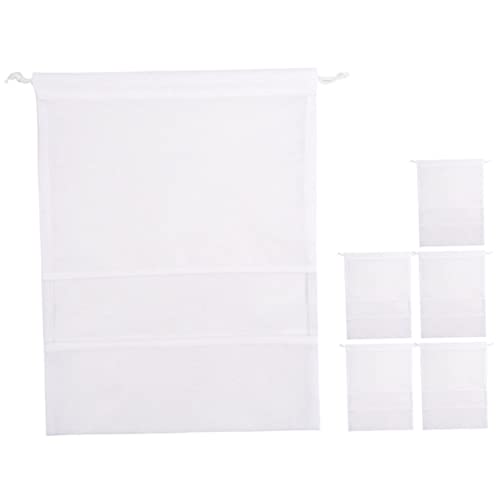 Gatuida 6 Stück Teiliges Schuh Aufbewahrungsbeutel mit Sichtfenster Wiederverwendbar Groß Multifunktionale Schuhtaschen für Reise und Zuhause Staubschutz Geeignet für Damen und von Gatuida