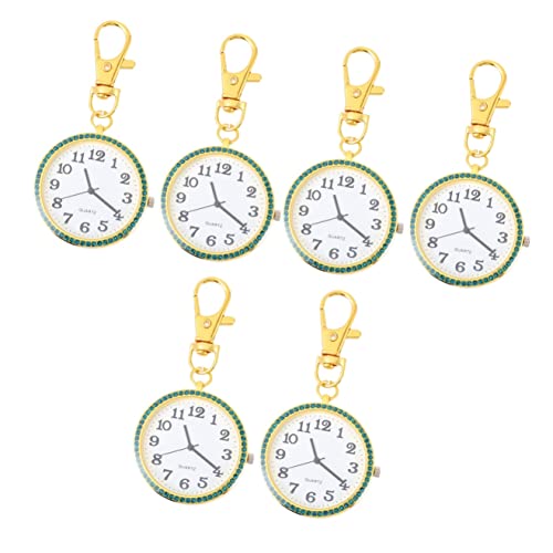 Gatuida 3er-Set Uhrenclip-gürtel Mit Strasssteinen Taschenuhr Schlüsselanhänger Für Männer Frauen Jungen Und Mädchen Erwachsene 2 Stück * 3 von Gatuida