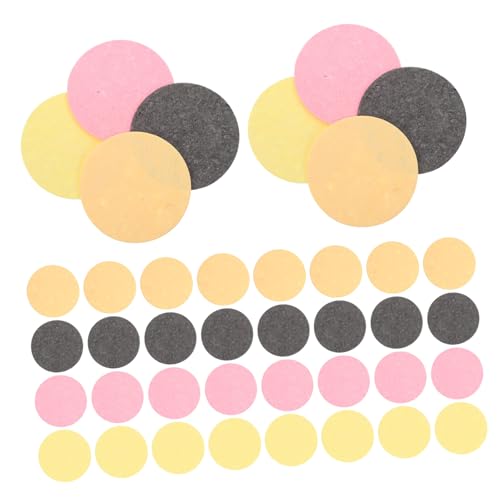 Gatuida 60 Stück Gesichtsreinigungsschwämme Rund aus Zellulose Sanft für Empfindliche Haut Wiederverwendbar Make Up Entferner Pads Weich für Gründliche Reinigung und Vielseitige Anwendung von Gatuida