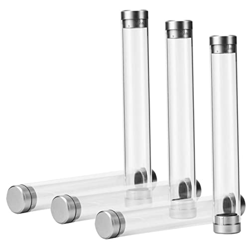 Gatuida 6Stücke Teiliges Transparentes Stiftaufbewahrungset Stiftbox mit Deckel für Bleistifte Kugelschreiber und Schreibtisch Organisation Geschenkverpackung für Stifte von Gatuida