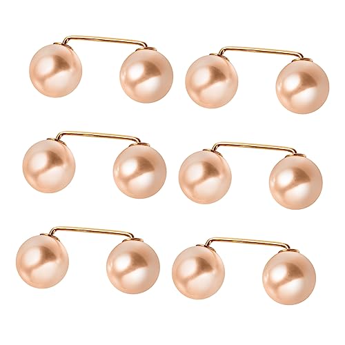 Gatuida 6stücke Kunstperle Broschennadel Damenpullover Brosche Anti-geleert Kragen Corsage Sicherheitscorsage Für Kleidung Hut Tasche von Gatuida