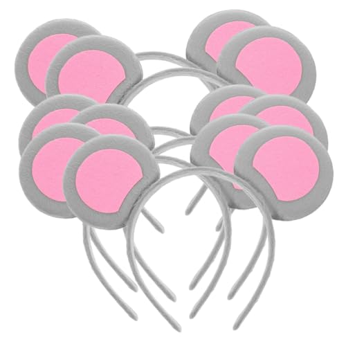 Gatuida 6stücke Teiliges Maus Ohren Haarband Für Damen Cartoon Tier Haarreifen Für Cosplay Partys Und Fotomöglichkeiten Als Geschenk von Gatuida
