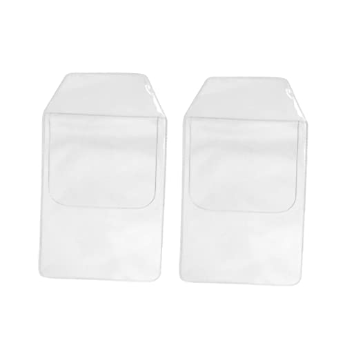 Gatuida 8 Stück Transparente Teiliges PVC Stiftschutz Auslaufsichere Stift Tasche Praktischer Büro Taschen Schutz für Stifte Bleistifte und für Täglichen Gebrauch von Gatuida