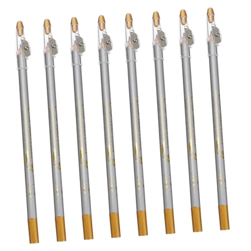 Gatuida 8 Stück Wasserdichter Augenbrauenstift mit Integriertem Anspitzer Langanhaltender Wasserfester Brauen Make Up Stift Teiliges für Damen und Tägliche Anwendung von Gatuida