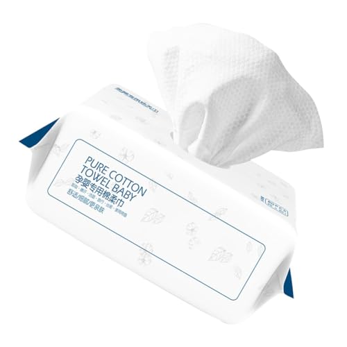 Gatuida 80stücke Gesichtsreinigungstuch Weiß Einweg Handtuch Reinigungshandtuch Abnehmbare Gesichtstücher Einweg-gesichtshandtuch Multi-zweck Waschen Reise Waschlappen Tragbar Geeignet Für von Gatuida