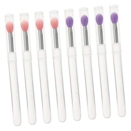 Gatuida 8stücke Lidschatten-applikatoren Mit Pinseln Für Augen Make-up Inklusive Lippenpinsel Für Präzises Auftragen Von Farbe Und Gloss Für Reisen Und Professionellen Gebrauch von Gatuida