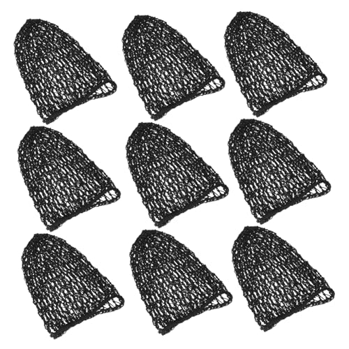 Gatuida 9 Stück Elastisches Haarnetz für Damen Atmungsaktives Gehäkeltes Netzschlafmütze Bequemes Haarschutznetz für Verschiedene Haarlängen zum Yoga Sport und Alltag von Gatuida