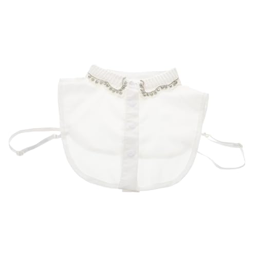 Gatuida Falscher Kragen Für Bluse Abnehmbarer Hemdkragen Falscher Dickey Aus Polyestergarn Geeignet Für Pullover Mäntel Frühling Herbst Winter Outfits von Gatuida