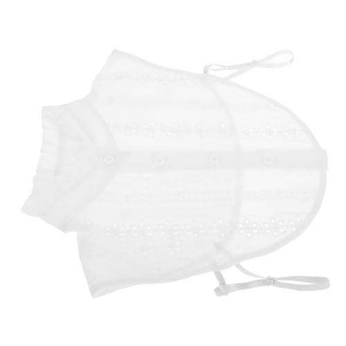 Gatuida Abnehmbarer Fake Kragen für Damen mit Stilvoller Rüschengestaltung Eleganter Faltenoptik Vielseitig für Herbst Winter Modischer Einsatz für Pullover Kleider und Blusen Verarbeitet von Gatuida