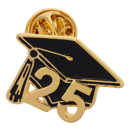 Gatuida Brosche Anstecknadel Abschlusskappe Metall Kindergarten Schule Dekoration Accessoire Kleidung Clip Revers Rucksack Etikett Vorschule Absolvent Abschlussnadeln Abschluss-metallnadel von Gatuida
