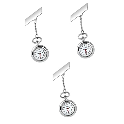 Gatuida Armbanduhr 3 Stücke Pflege Für Uhr Fob Zu Mode Anstecknadel Gesundheit Clip Sanitäter Auf Metall Hängen Brosche Abzeichen Tasche Arzt Krankenschwester Taschenuhr Armbanduhr Digital von Gatuida