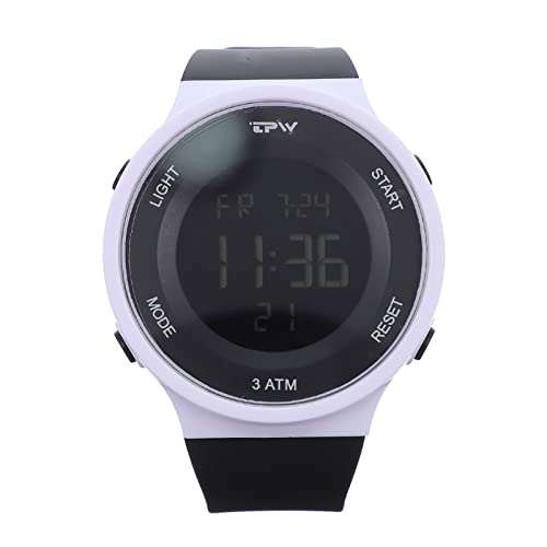 Gatuida Armbanduhr Schwarzlicht Mode Herren Schwarz Outdoor Damen Rücken Uhren Schwer Armbanduhren Leichte Uhr Uhr Neuheit Handgelenk Digital Stoppuhr Kalender Jugendliche von Gatuida