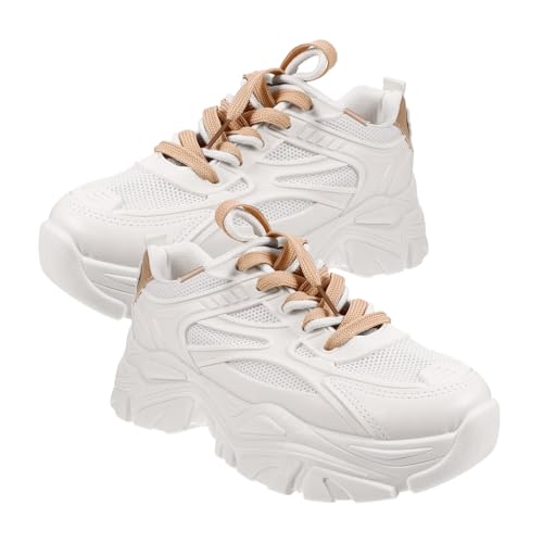 Gatuida Atmungsaktive Damen Sneakers mit Mesh Obermaterial rutschfeste Sohlen Leichte Laufschuhe für Outdoor Sport und Freizeit Modische Sportschuhe mit Guter Dämpfung und Komfort von Gatuida