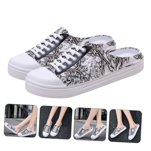 Gatuida Atmungsaktive Rutschfeste Damen Sandalen Leichte Hohl Gestaltete Badeschuhe für Strand Garten und Alltag Bequeme Hausschuhe in Schwarz von Gatuida