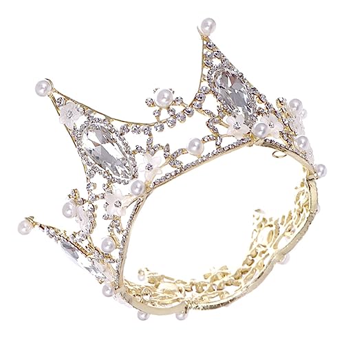 Gatuida Barock Hochzeit Tiara mit Perlen und Funkelnden Strasssteinen Braut Haarschmuck Glänzende Krone für Festliche Anlässe Kompatibel mit Allen Frisuren Gatuida Barock Hochzeit Tiara mit Perlen und Funkelnden Strasssteinen Braut Haarschmuck Glänzende Krone für Festliche Anlässe Kompatibel mit Allen Frisuren von Gatuida