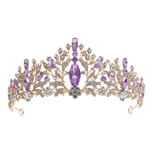 Gatuida Barocke Braut Haarschmuck Strasskrone Kopfschmuck für Damen Hochzeit Geburtstag Party Crown Tiara Hochwertiges Leichtes Design Gold Gatuida Barocke Braut Haarschmuck Strasskrone Kopfschmuck für Damen Hochzeit Geburtstag Party Crown Tiara Hochwertiges Leichtes Design Gold von Gatuida