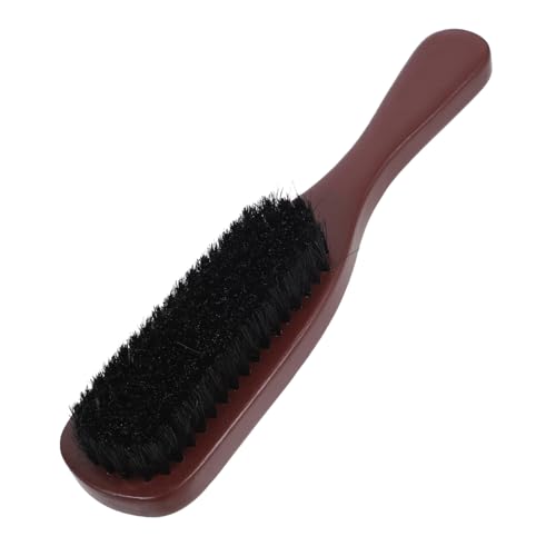Gatuida Bartbürste aus Wildschweinborsten Holz Wellige Entwirrbürste für Männer Vielseitig als Bartpflege und Lockenstyling Tool Tragbar Schont Haarstruktur und Verhindert Haarbruch von Gatuida