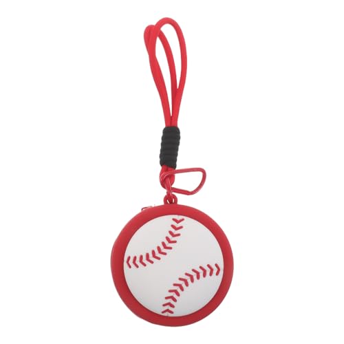 Gatuida Baseball-Geldbörse: Cartoon-Geldbörse mit Schlüsselanhänger, Schlüsseltasche, Tragetasche, Sport-Partygeschenktaschen für Kopfhörer von Gatuida