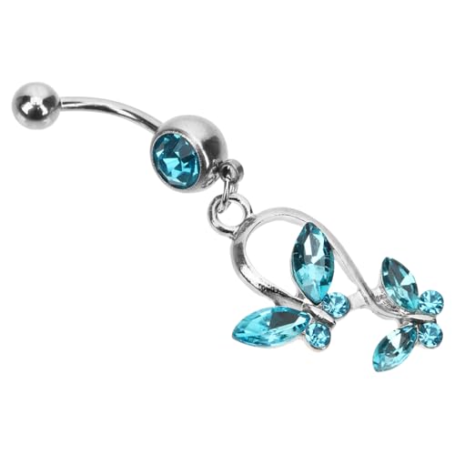 Gatuida Bauchnabelpiercing Damen Zirkonia Nabelring Schmuck für Party Strand Club Modisch Elegant Langlebig von Gatuida