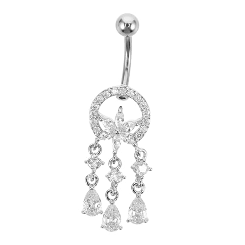 Gatuida Bauchnabelpiercing Design Hängend Damen Schmuck Hautfreundlich Party Urlaub von Gatuida