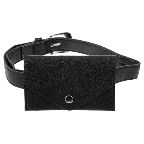 Gatuida Bauchtasche Mädchen Klein Modisch Leichte Hüfttasche Verstellbar Vielseitig Alltag und Sport Zubehör Schwarz von Gatuida