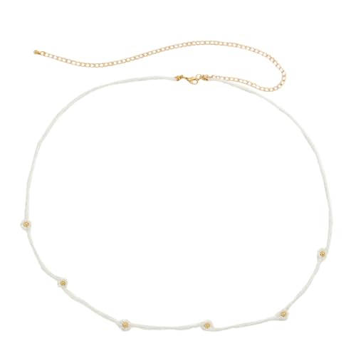Gatuida Perlen-taillenkette Für Frauen Daisy-perlen-kette Bauchkette Schmuck Perlen-taillen-körperkette Einzigartig Und Dekorativ von Gatuida