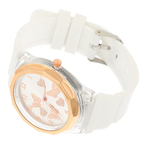 Gatuida Stylische Frauen Uhr Mit Einzigartigem Schmetterlingsdesign Und Silikonband Modische Armbanduhr Für Damen Präzise Quarzbewegung Bequem Und Langlebig Für Alltag Und Besondere von Gatuida