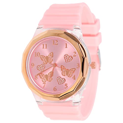 Gatuida Damen Armbanduhr Mit Silikonband Elegante Analog-Uhr Für Frauen Geeignet Für Alltag Sport Und Besondere Anlässe Modisches Design Leicht Verstellbar Und Komfortabel von Gatuida