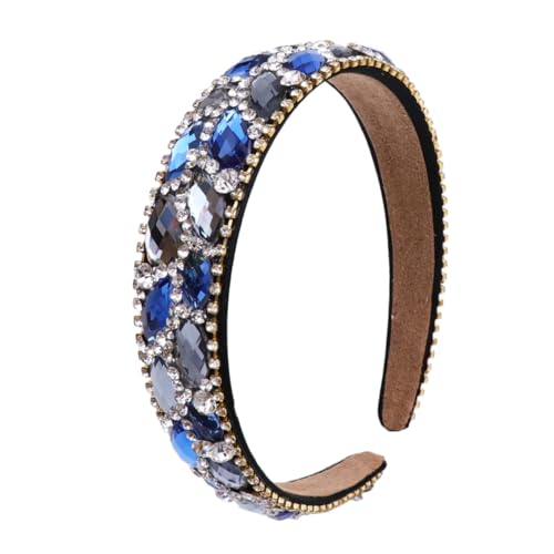 Gatuida Blauer Strass Haarreif Damen Haarschmuck Leichtes Stilvolles Accessoire Für Festliche Anlässe Und Alltagsschmuck von Gatuida