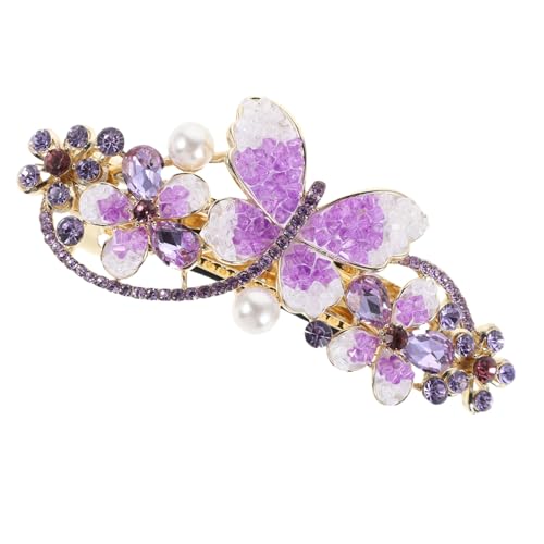 Gatuida Bling Wasserdiamant Haarklammer Schmetterling Blumen Ponytail Frühling Clip Sicherer Leicht und Vielseitig für Damen und Anlässe Gatuida Bling Wasserdiamant Haarklammer Schmetterling Blumen Ponytail Frühling Clip Sicherer Leicht und Vielseitig für Damen und Anlässe von Gatuida