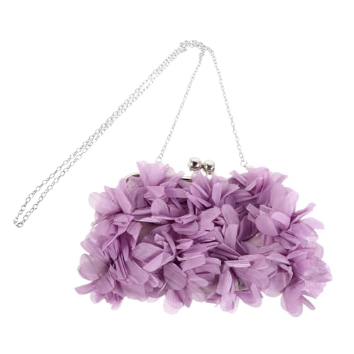 Gatuida Blumen Clutch Handtasche Damen Abendtasche mit Kettenriemen Kleine Vintage Abendtasche für Hochzeit Party Dinner von Gatuida